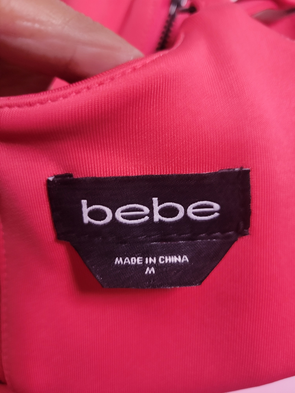 Bebe Pink Studded Cami Top Size Medium Like New - Picture 5 of 8